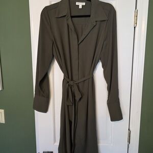 a new day Olive Long Sleeve Dress